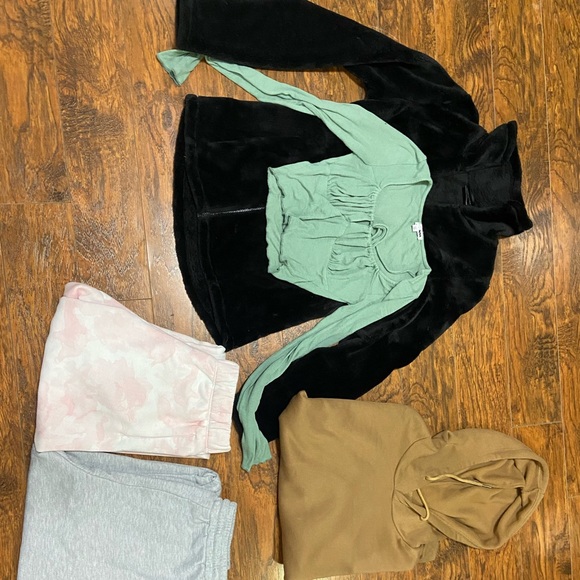 Bin of clothes, sweaters, sweats, body suits, rompers and more! - Picture 5 of 8